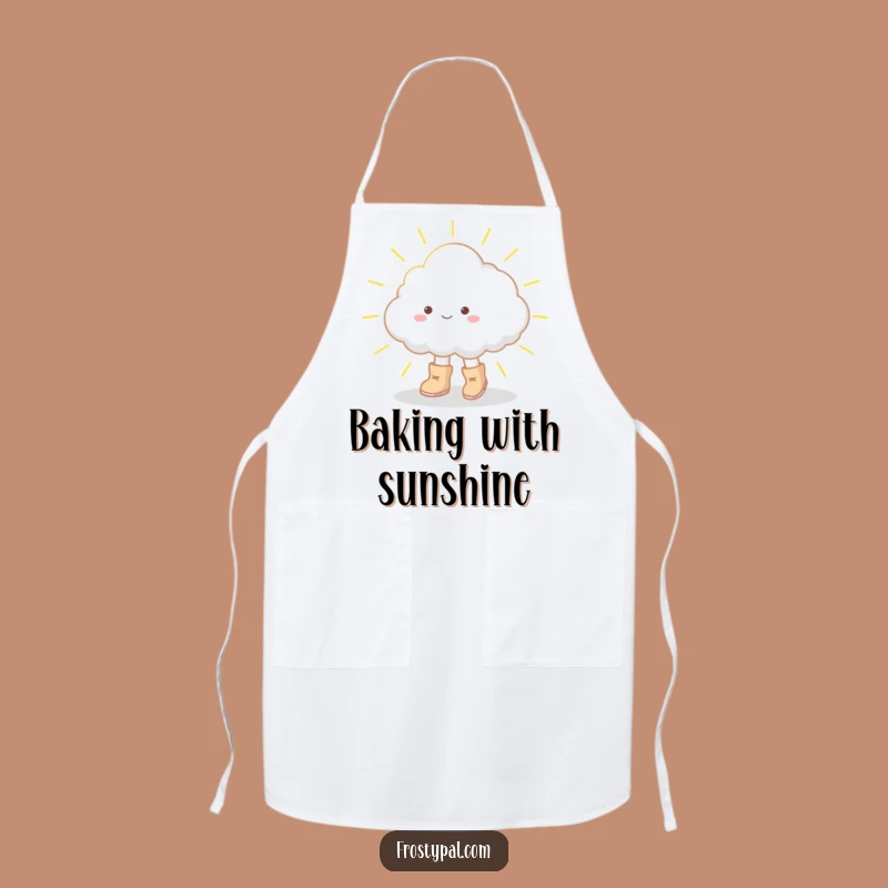 Funny Cloud Boots Apron - Cook with Gentle Whimsy!