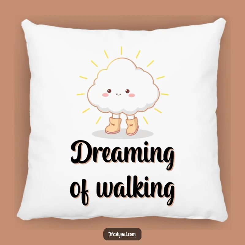 Funny Cloud Boots Pillow - Cozy Comfort for Dreamers!