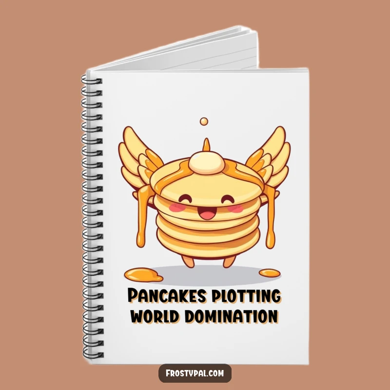 Funny Flying Pancakes Notebook: Hilarious Journal for Breakfast Ideas & Doodles