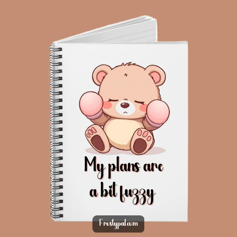 Funny Sleepy Bear Cub Notebook: Hilarious Journal for Beary Cute Ideas